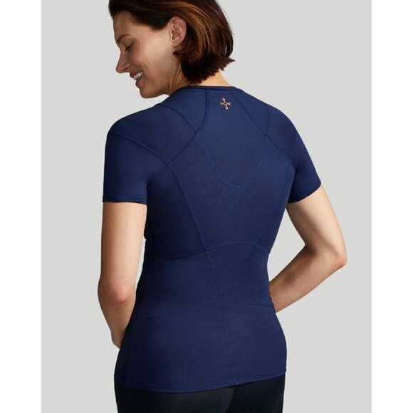 Tommie Copper Adjustable Back Support Leggings & SS Compression Shirt  S - Picture 9 of 12